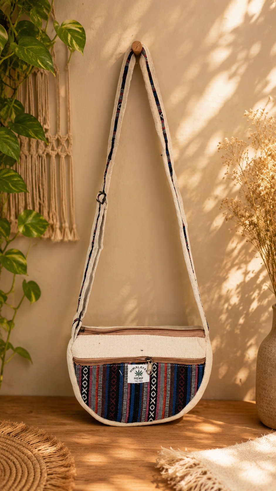 Handcrafted Woven Crossbody Bag